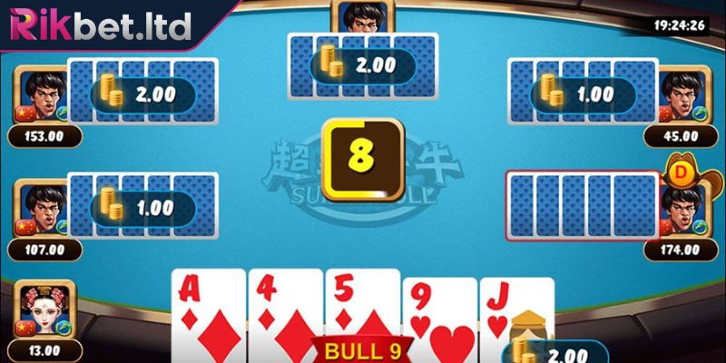 Luật cơ bản trong cách đánh Bull Bull RIKBET
